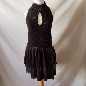 New w/tag Tart Gray Velvet Halter Blouse